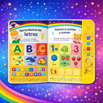 Libro Musical Infantil Interactivo: Aprende En Español Jugando