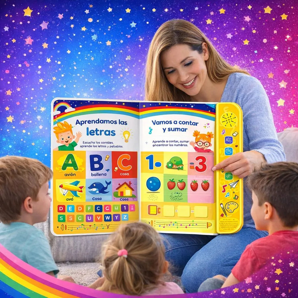 Libro Musical Infantil Interactivo: Aprende En Español Jugando