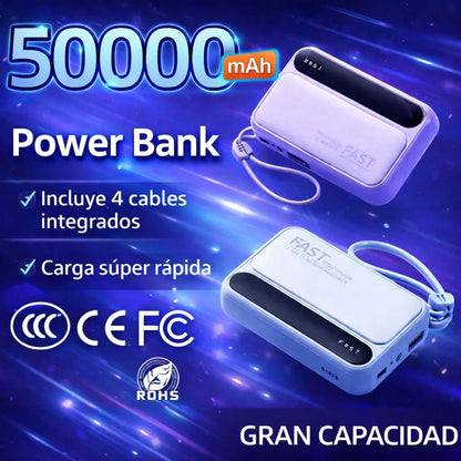 Batería Inteligente PowerBank: Carga Rápida Todo En Uno