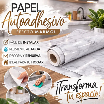 Papel Adhesivo Mármol Blanco: Dale Estilo Nuevo a Tu Hogar Hoy