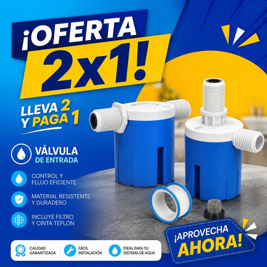 Válvula De Control De Agua Automático ¡Oferta 2X1!