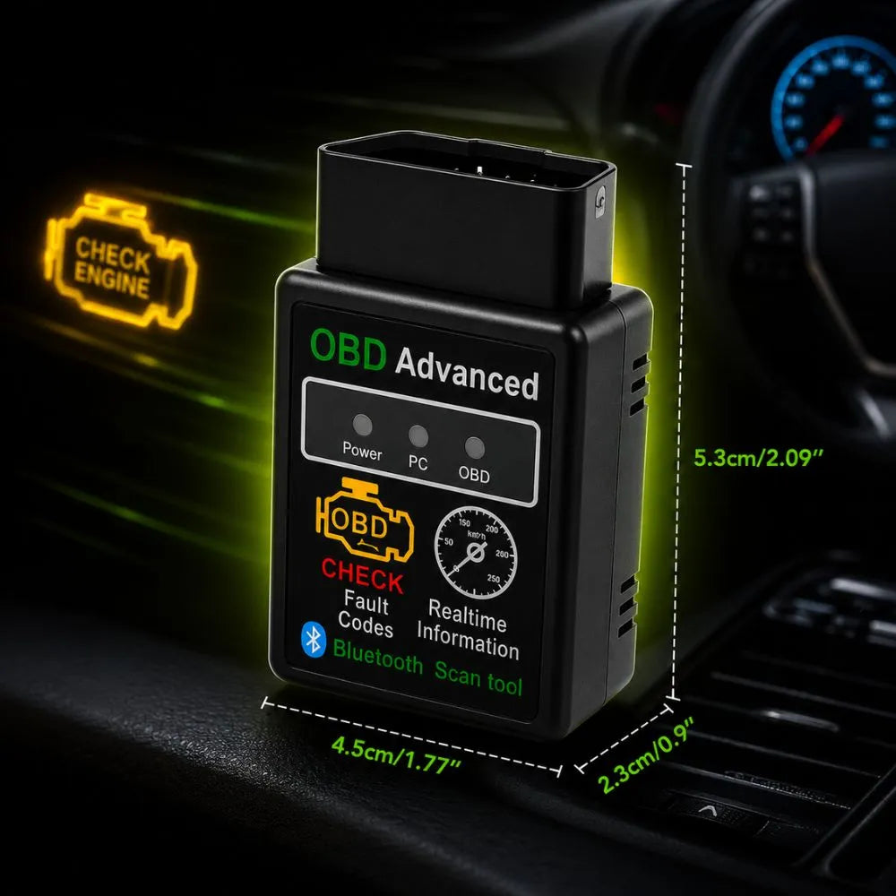 Escáner Bluetooth Para Carro | Detecta Fallas Y Muestra El Problema En Tu Celular |